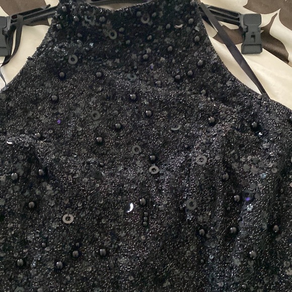 Adrianna Papell Beaded Mini Dress - Picture 13 of 15